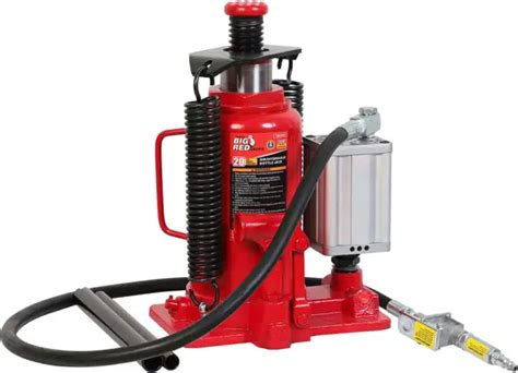 Torin Big Red Air Hydraulic Bottle Jack Ton Capacity Steel Construction New Picclick