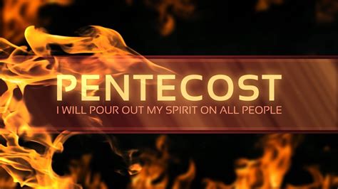 Pentecost Sunday The Birthday Of The Church Dr Josiah Drawhorn