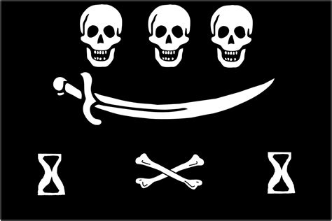 Filejolly Roger Pirate Flag Of Jean Thomas Dulaien