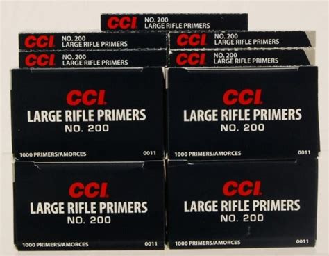 Cci Large Rifle Primers No 200