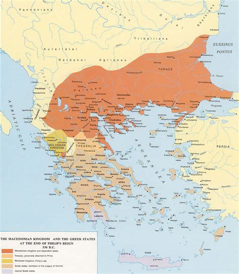 Map Synopsis Phillipi Ancient Macedonia