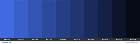 Shades Of Royal Blue 4169e1 Hex Color 4169e1 3b5fcb 3454b4