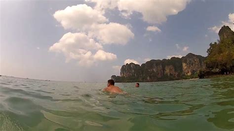Railay Beach Ao Nang Krabi Thailand 2014 Youtube