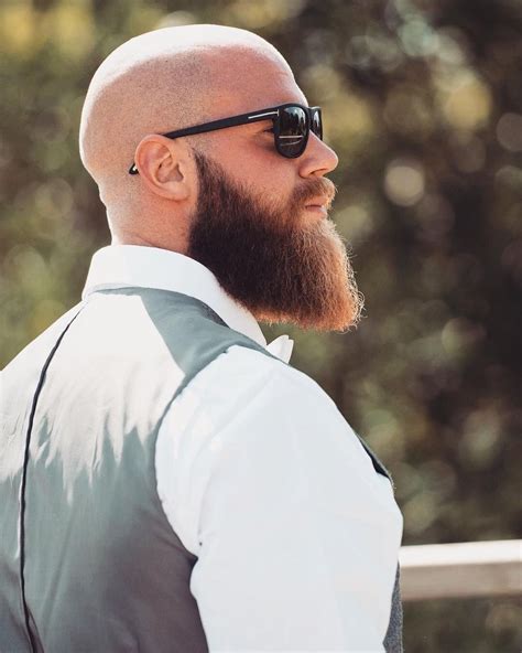 Bald Bearded Beard Styles Bald Beard And Mustache Styles Bald Men