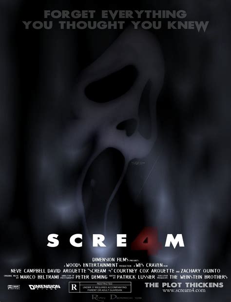 Scream 4 Ghostface Poster