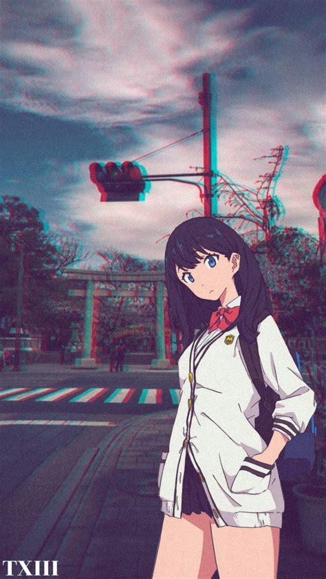 Wallpaper Anime Girls Takarada Rikka Ssss Gridman 1080x1920