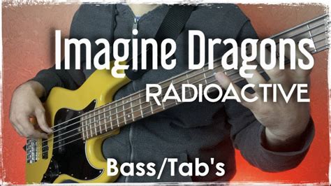 Imagine Dragons Radioactive Bass Cover With Tabs Youtube