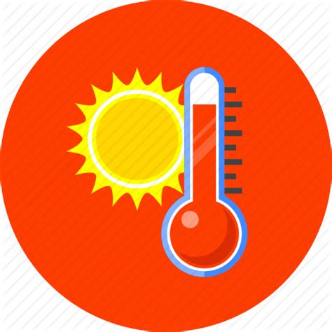 Hot Weather Icon At Collection Of Hot Weather Icon