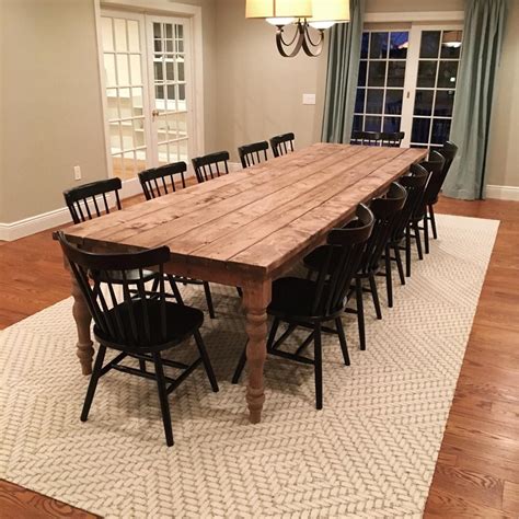Special price $3,087.00 was $. Extra Large Farmhouse Table, Long Farm Table, Custom Wood Table, Rustic Farmhouse Table, Kitchen ...