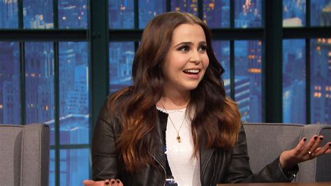 Watch Late Night With Seth Meyers Interview Mae Whitman Explains What