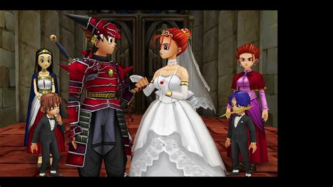 dragon quest viii journey of the cursed king 45 true ending marry medea and jessica youtube