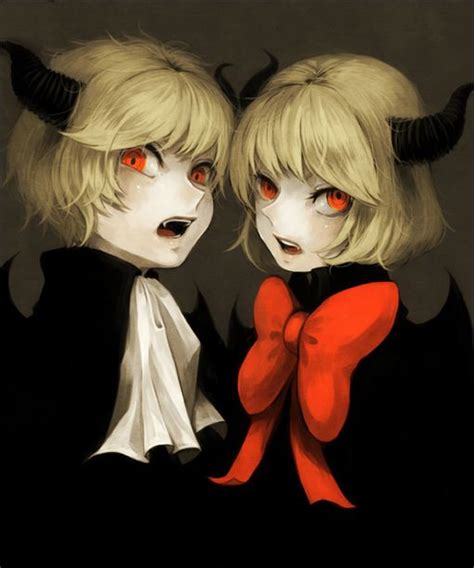 Anime Demon Boy Anime Boy Girl Devil Demon Horns Red Eye