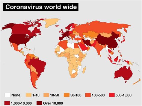 Coronavirus Almost Every Country Now Infected By Covid 19 Daily