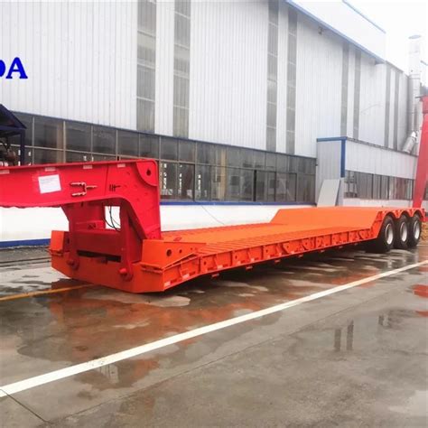 China 3 Axle Rgn Lowboy Trailer Manufacturers And Factory Price