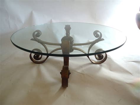 See more ideas about iron coffee table, wrought iron, wrought. Round Glass and Gilded Wrought Iron Coffee Table at 1stdibs