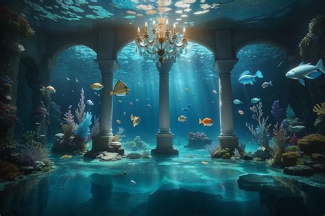 Premium Photo Beneath The Waves Aquatic Fantasy