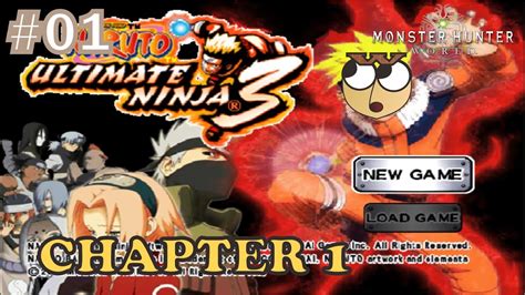 Story Chapter 1 Awal Menjadi Ninja Naruto Ultimate Ninja 3 Ps2 01