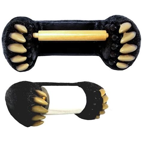 Just take a look at this black forest decor exclusive! Bear Paws Toilet Paper Holder