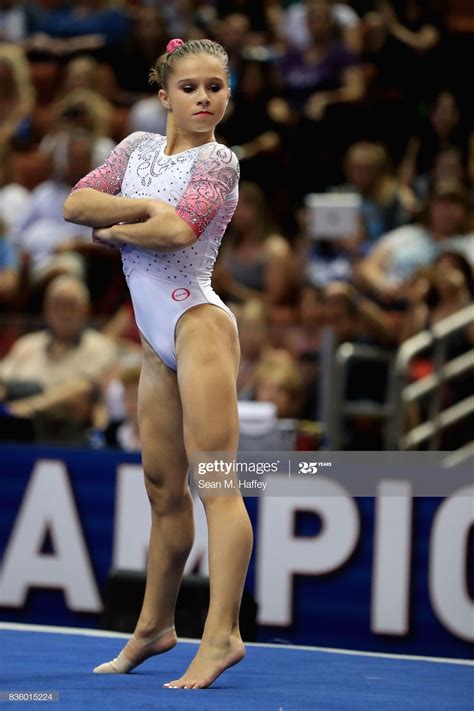 Ragan Smith Competes In The Floor Exercise During