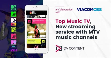 Top Music Tv New Streaming Service With 7 Mtv And Vh1 Music Channels
