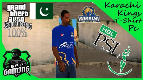 Karachi Kings T Shirt Mod For Gta San Andreas By Spp Gaming Mod 55
