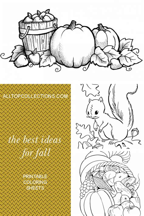 The Best Ideas For Fall Printable Coloring Sheets Best Collections