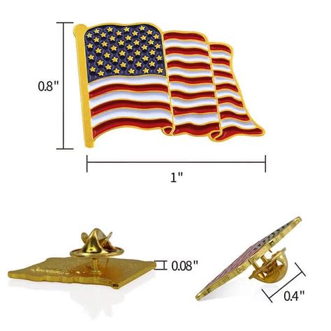 United States Flag Lapel Pins American Flag Emblem Anley Flags