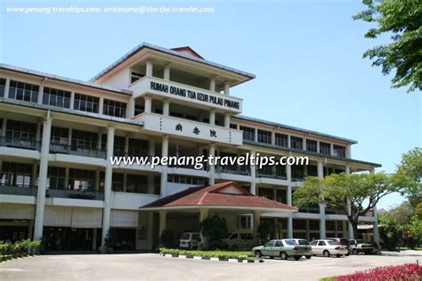 Transport now to an old folks' home, where the elderly are tossed on their brittle bones. Nursing Homes in Penang