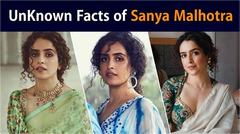 Sanya Malhotra Unknown Facts Sanya Malhotra Biography Age Movies
