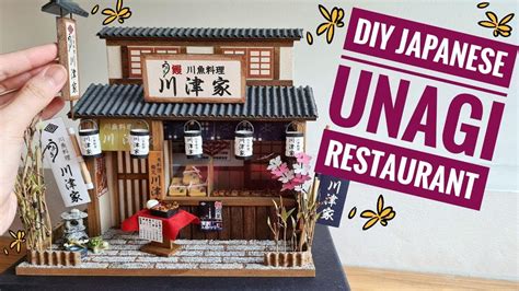 Diy Miniature Japanese Unagi Restaurant Youtube