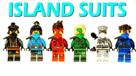Lego Ninjago 2021 Custom Ninja Island Suit Minifiugres Youtube