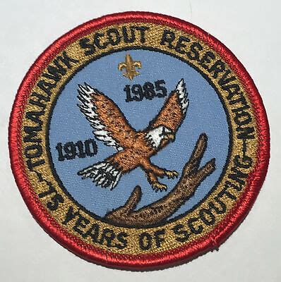 Tomahawk Scout Reservation Patch Mint Tk Ebay