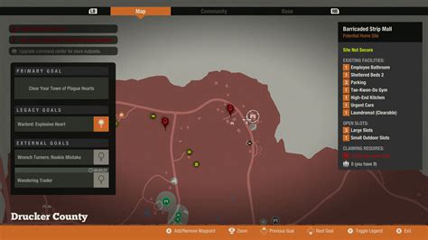 It is located in the north of drucker county. All Bases in State of Decay 2 | Shacknews