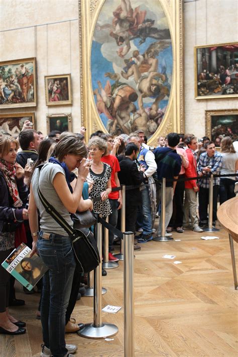 Paris Musée Du Louvre Crowd At Mona Lisa Musée Du Louvr Flickr