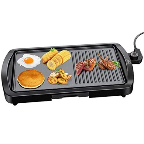 Ikich Electric Griddle Indoor W Smokeless Nonstick Electric