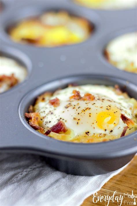 Cheesy Hash Brown Egg Cups Recipe Hashbrown Breakfast Casserole