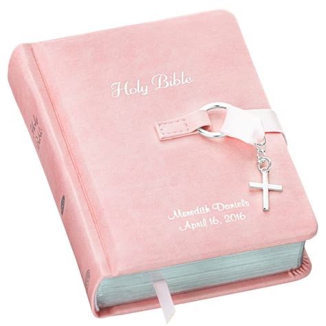 Personalized Pink Simply Charming Childrens Bible