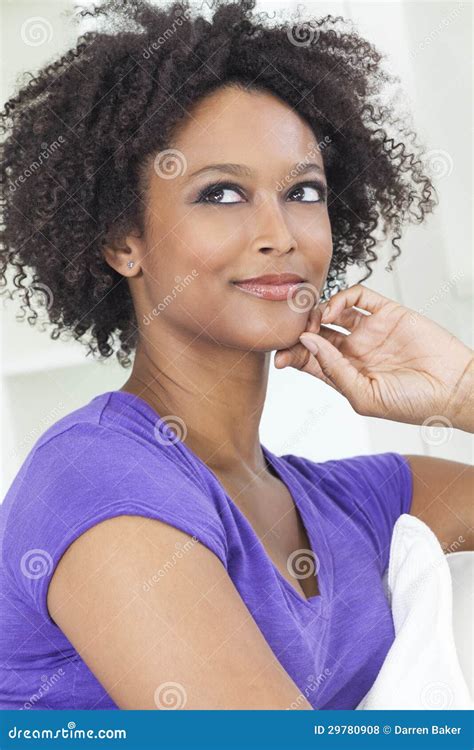 Happy Mixed Race African American Girl Stock Photo Image Of Gorgeous