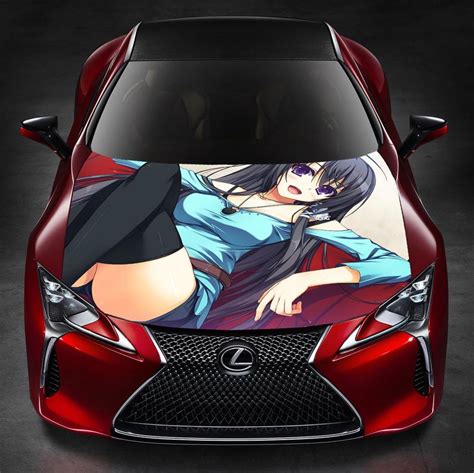 You can download free the anime, car wallpaper hd deskop background which you see above with high resolution freely. Vinyl Car Hood Wrap Full Color Graphics Decal Anime Cute ...