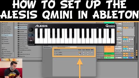 How To Set Up The Alesis Qmini Midi Keyboard In Ableton Tutorial Youtube