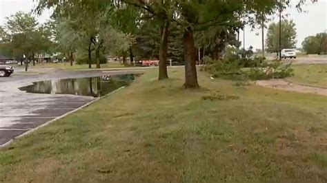 Storm Leaves Behind Downed Trees Standing Water In Minooka Nbc Chicago