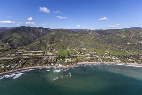 Malibu Shoreline Estates California Coast Stock Image Image Of Houses