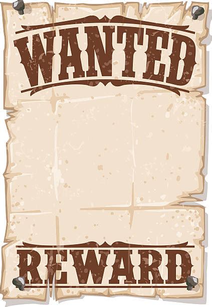 Wanted Poster Clip Art, Vector Images & Illustrations - iStock