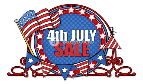 4th july sale banner vector illustration royalty free stock image storyblocks