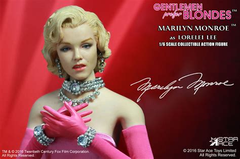 Star Ace Marilyn Monroe As Lorelei Lee Pink Dress Gentlemen Prefer