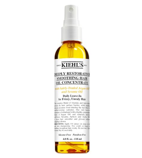 Smoothing Oil Infused Leave In Concentrate Argan Oil Kiehls Hair