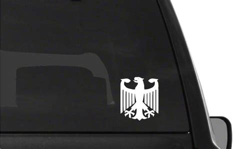 German Eagle Vinyl Decal Car Window Laptop Germany Coat Of Arms Sticke