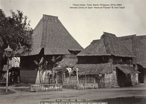 Filipino Homes Tondo Manila Philippines 1870s 1880s A Photo On
