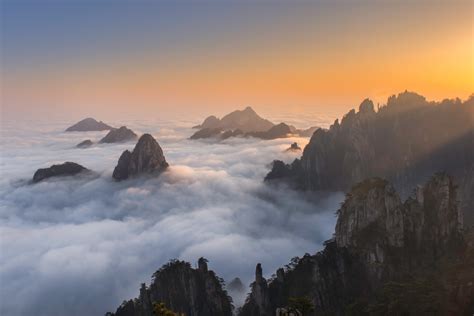 黄山 中国の風景 Beautiful 世界の絶景 美しい景色