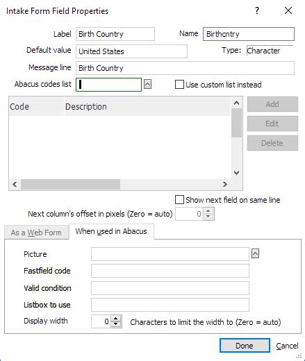 Customizing Intake Forms Abacusnext Client Services